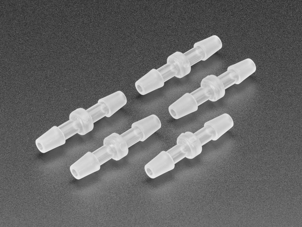 2-Prong Barbed Fitting Connector for Silicone Tubing - 5-pack