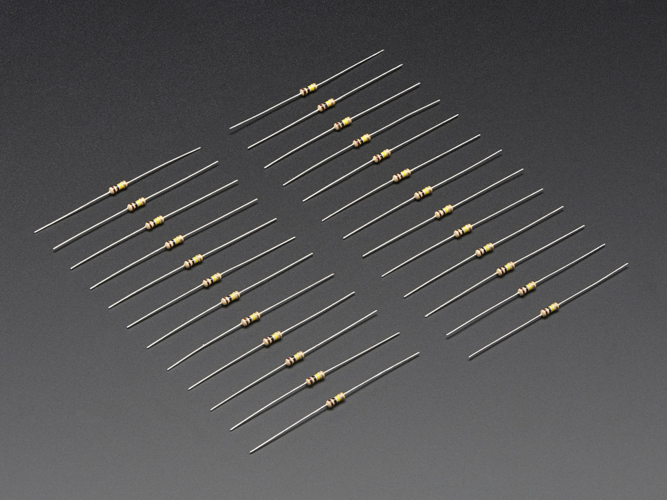 Through-Hole Resistors - 100K ohm 5% 1/4W - Pack of 25