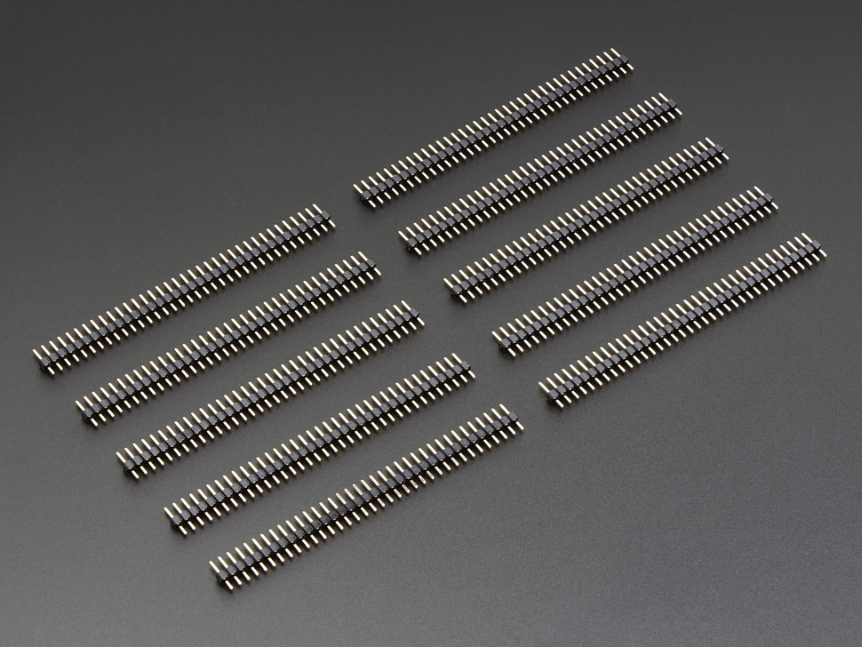 Male Header 36-pin 0.1" Short Break-away Type - Pack of 10