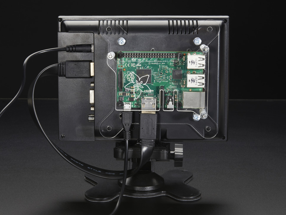 Adafruit VESA Mount Plus for Raspberry Pi