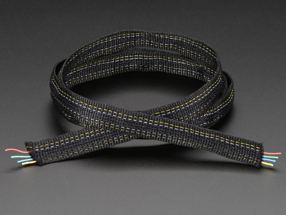 Fabric Ribbon 4-Channel Wire - 1 yard