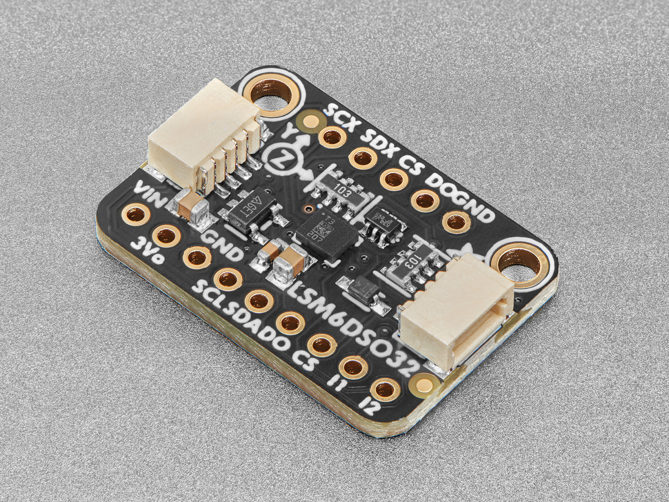 Adafruit LSM6DSO32 6-DoF Accelerometer and Gyroscope