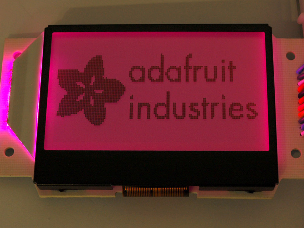 Graphic ST7565 Positive LCD (128x64) with RGB backlight + extras