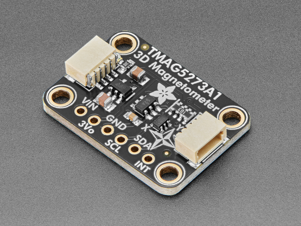 Adafruit TMAG5273 (A1) 3D Hall Effect Magnetometer Breakout