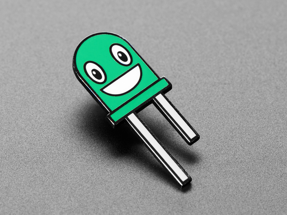 Gus the Green LED Limited Edition Enamel Pin