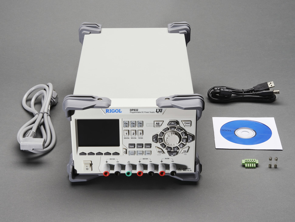 Triple Output 195 Watt Power Supply - 30V, 30V, 5V @ 3A - DP832