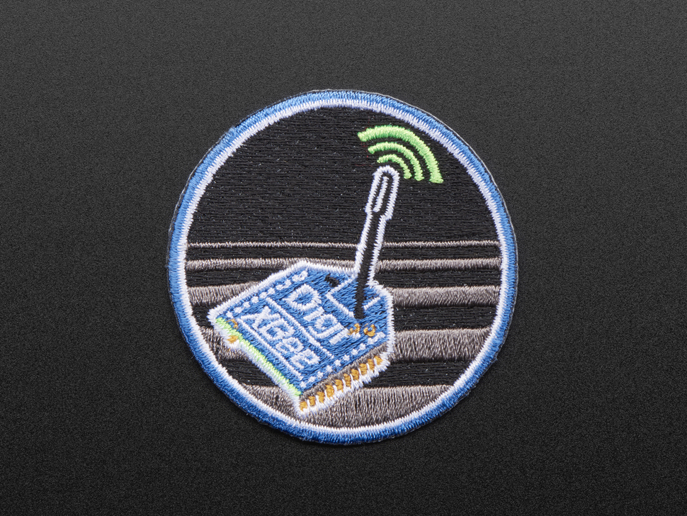 Digi XBee - Skill badge, iron-on patch
