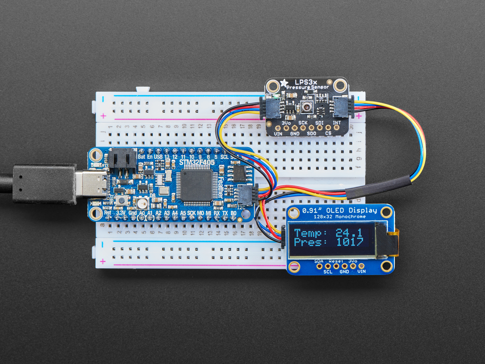 Adafruit LPS33HW Water Resistant Pressure Sensor - STEMMA QT