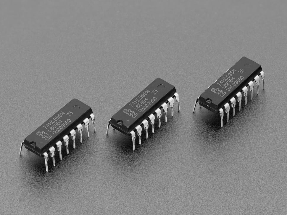 74HC595 Shift Register - 3 pack