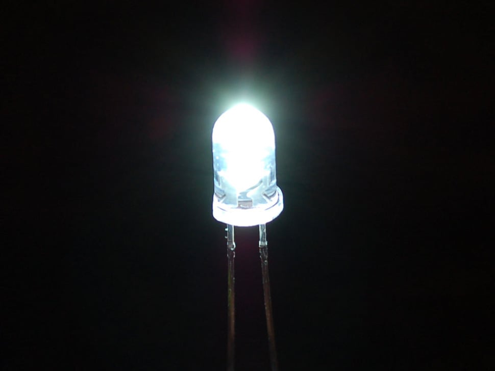 Super Bright White 5mm LED (25 pack)