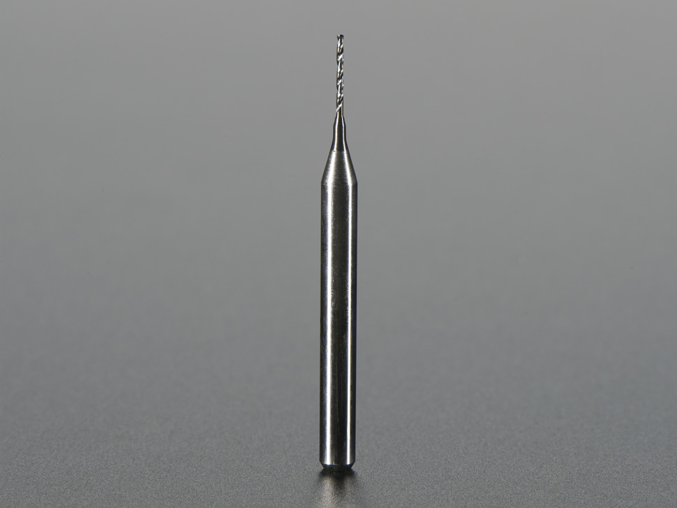 Carbide Square End Mill - 1/8" Shaft - 0.6mm Diameter