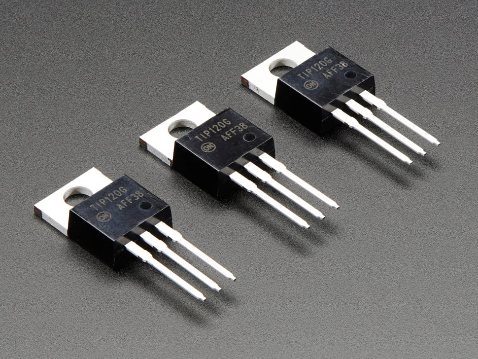 TIP120 Power Darlington Transistors - 3 pack