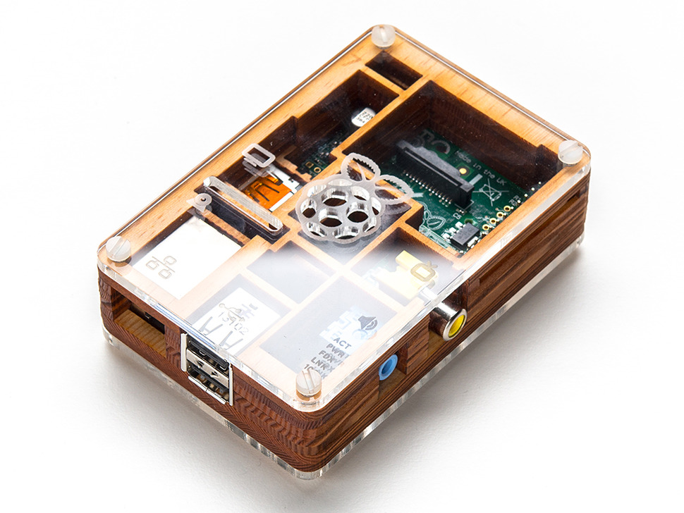 Timber Pibow - Enclosure for Raspberry Pi Model B Computers