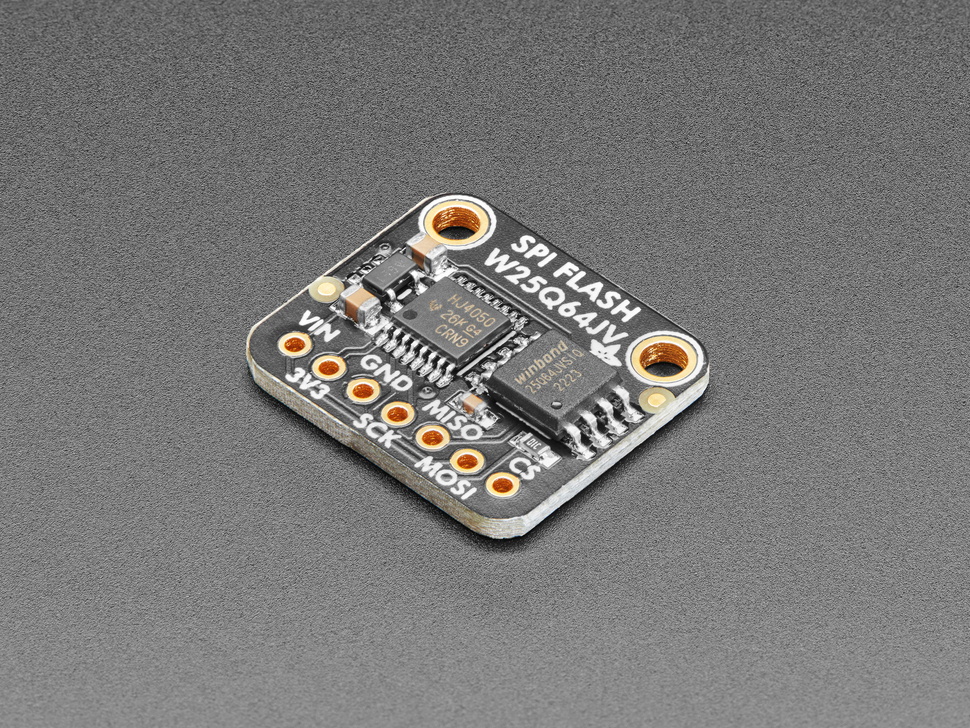 Adafruit SPI FLASH Breakout - W25Q64 - 64 MBit / 8 MByte
