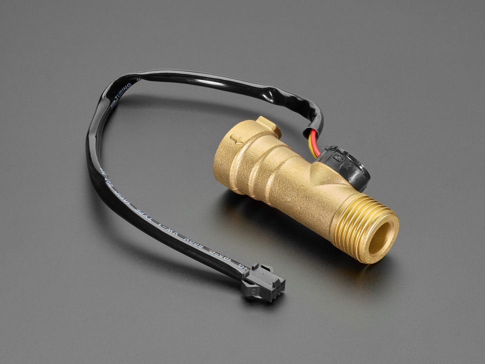 Liquid Flow Meter - Brass 1/2" Nominal Threaded