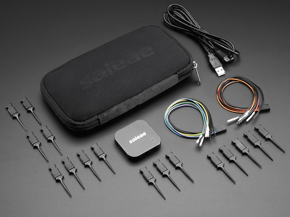 Saleae Logic 8 - 8 Channels Logic + Analog - Black