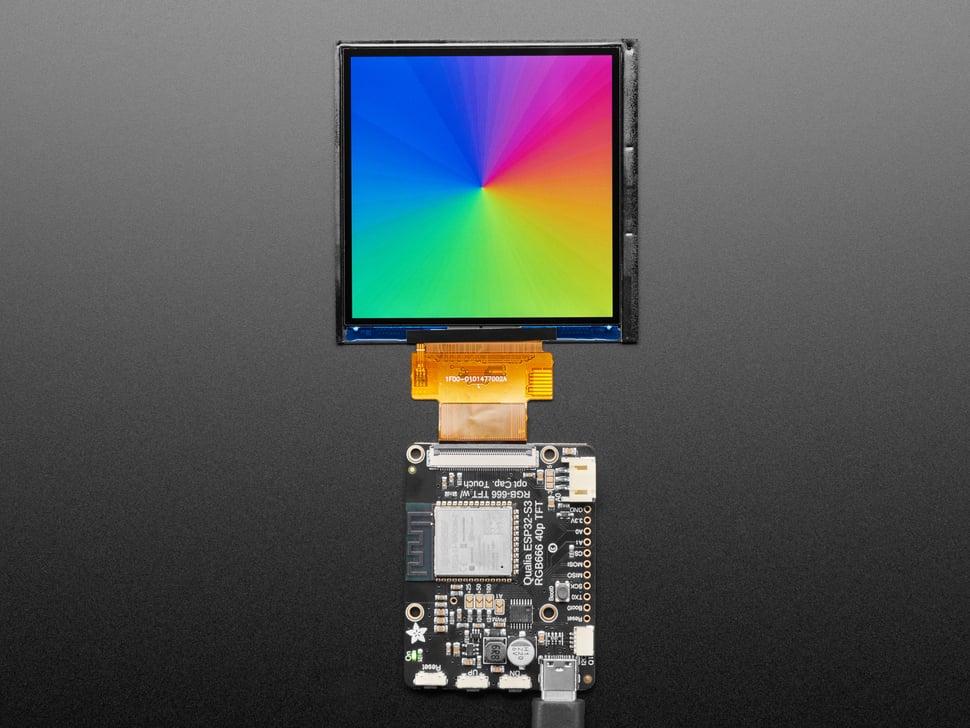Square RGB TTL TFT Display - 3.4" 480x480 No Touchscreen