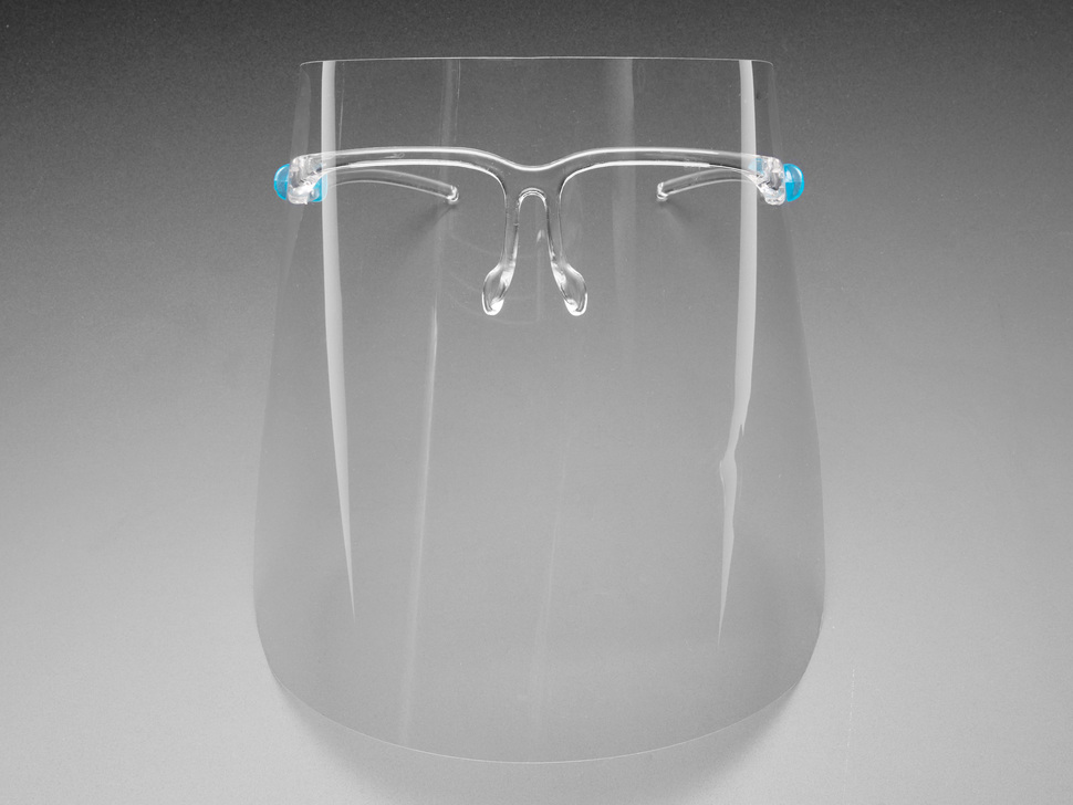 Face Shield with Glasses Frame