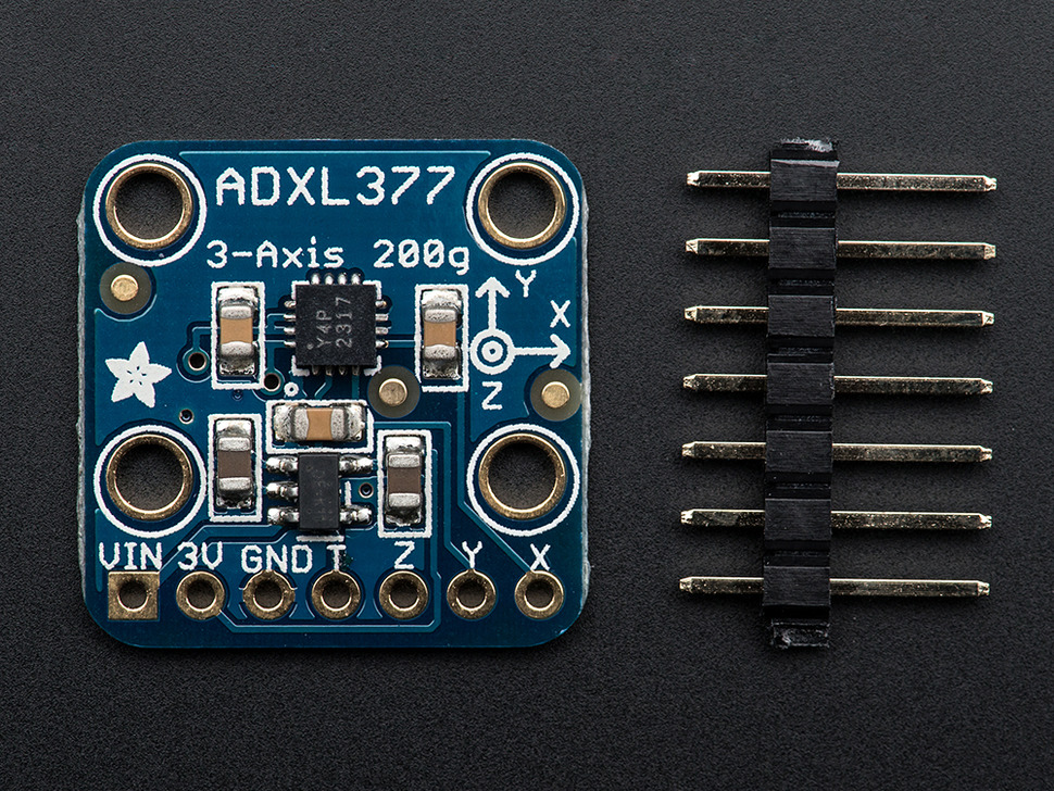 ADXL377 - High-G Triple-Axis Accelerometer (+-200g Analog Out)