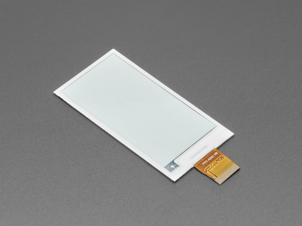 2.66" 296x152 Monochrome or Gray eInk / ePaper - Bare Display