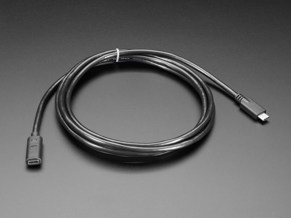 USB Type C Extension Cable - 2 meters long
