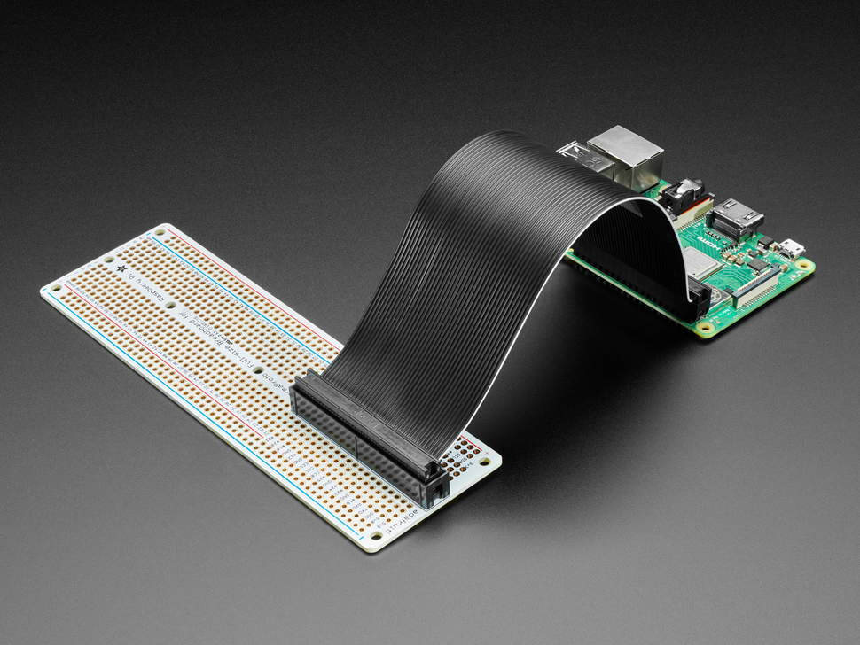 Adafruit Perma-Proto 40-Pin Raspberry Pi Breadboard PCB Kit