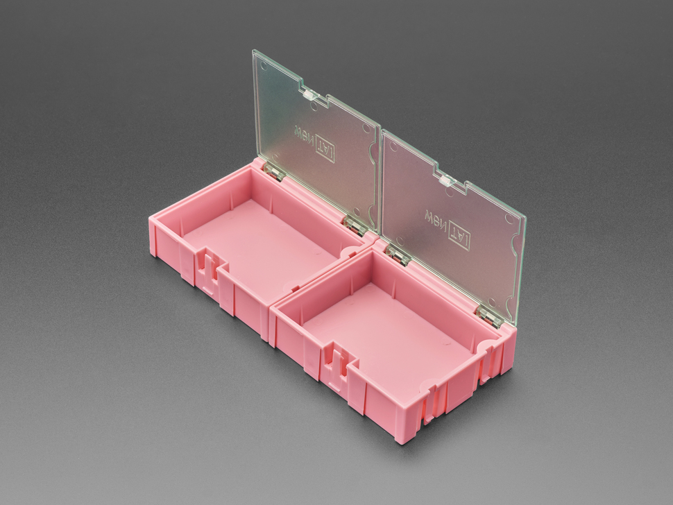 Medium Modular Snap Boxes - SMD component storage - 2 pack