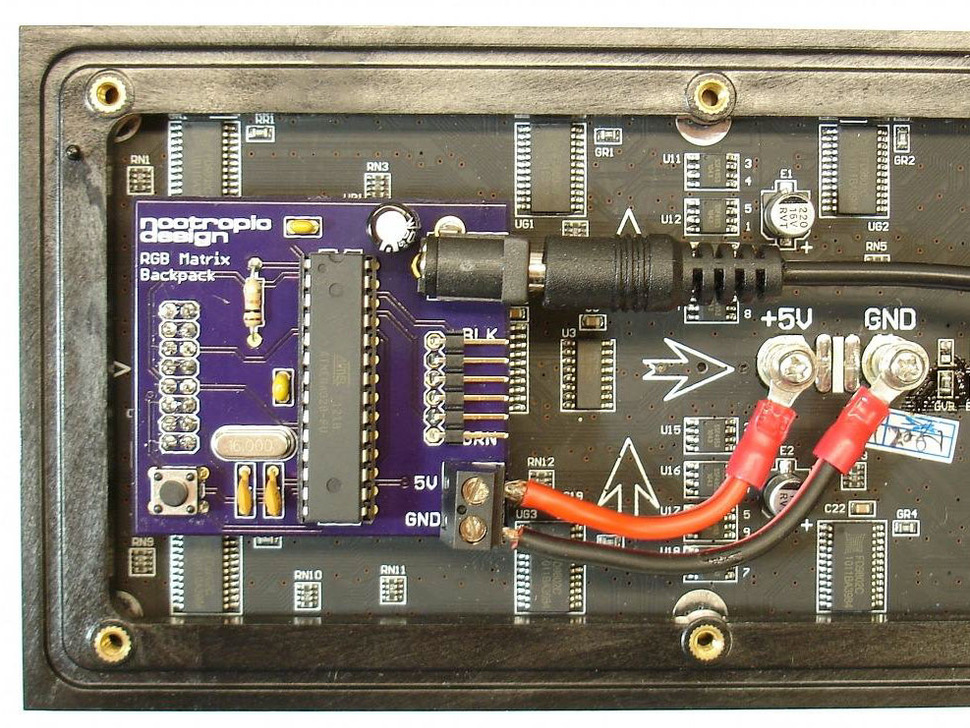 Nootropic RGB Matrix Backpack Kit for 16x32 Panel