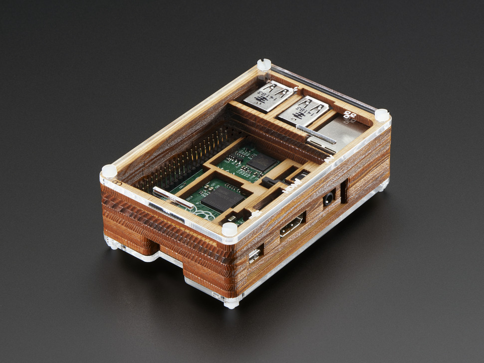Timber Pibow - Enclosure for Raspberry Pi Model B+ Computers