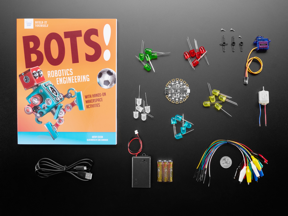 Bots! by Kathy Ceceri - Book and Parts Bundle