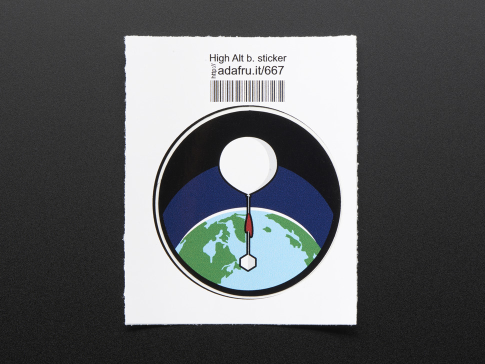 High-altitude balloon - Sticker!