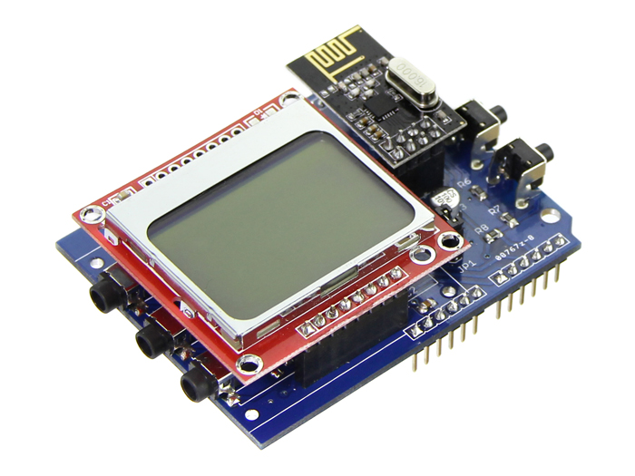 Energy Monitor Shield - Monitoring System with Nokia LCD Screen (Discontinued)