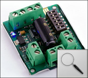 Sabertooth dual 5A motor driver