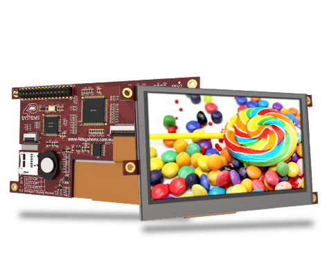 4.3" LCD Display Starter Kit for ARDUINO
