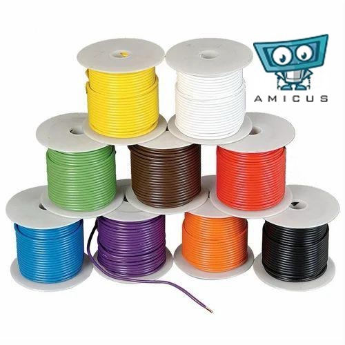 1C x 1/0.6mm Oxygen-Free Tinned Copper Wire, OD 1.3mm, 100 Meter Per Roll