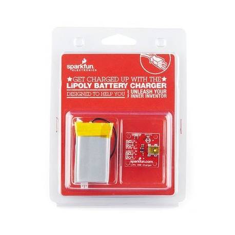 Chargeur LIPO 3,7V + Batterie 1S 850mAh
