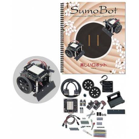 Robot sumo en kit : châssis aluminium, servomoteur et pelle