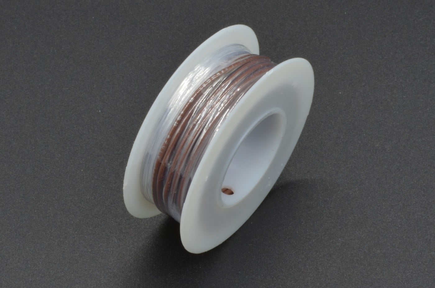 22 AWG Solid Core Wire - Brown