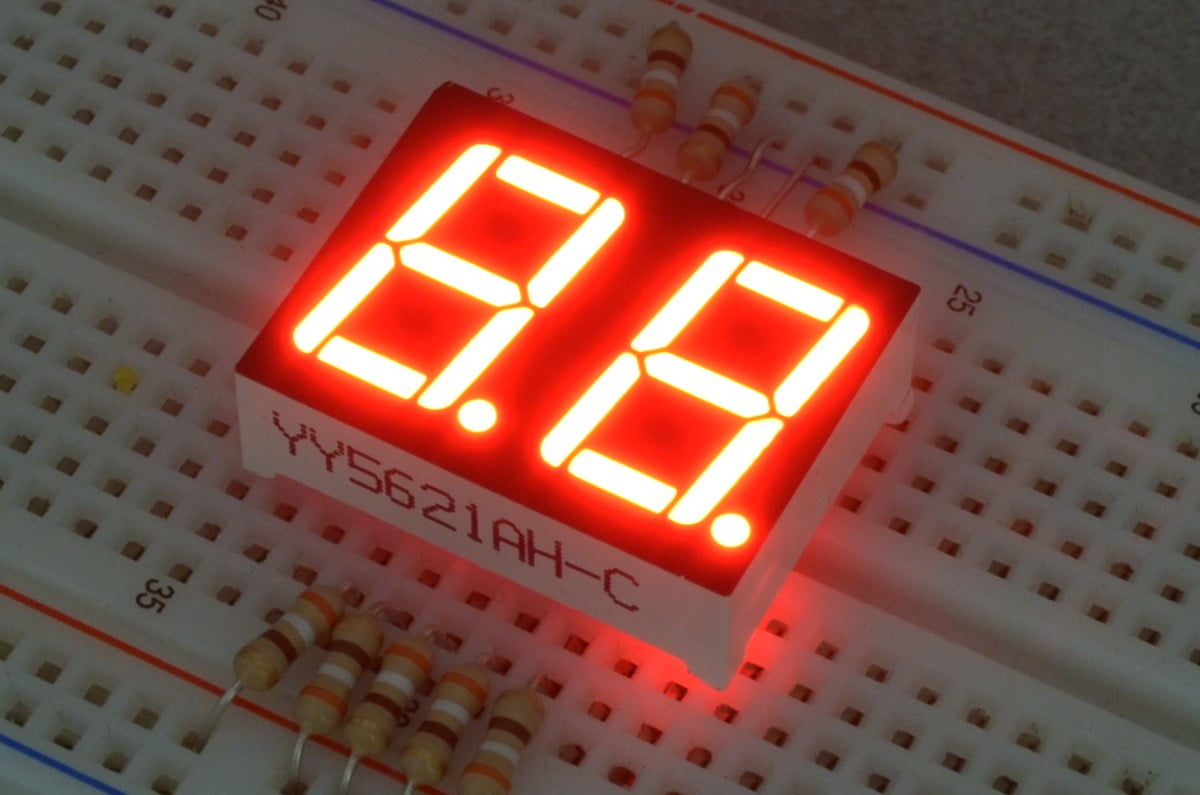7-Segment Display x 2 – Red