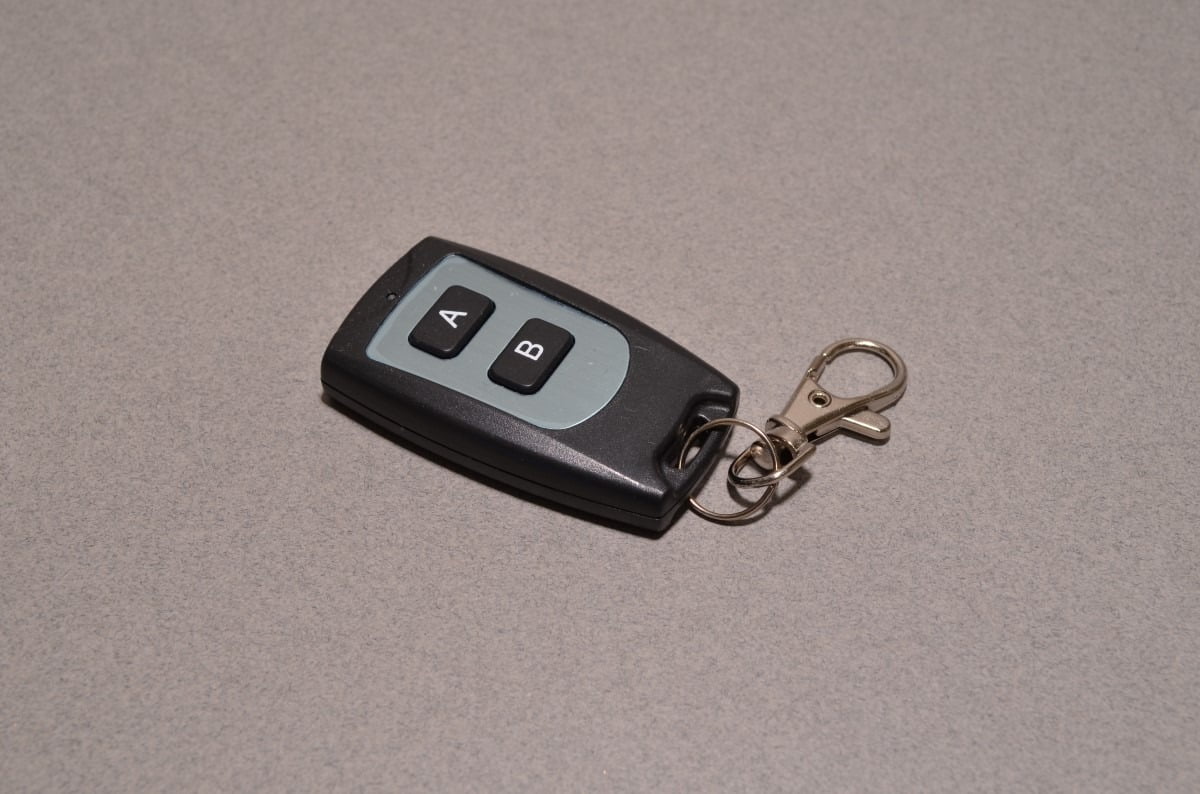 2 Button Keyfob RF Remote Control - 315MHz