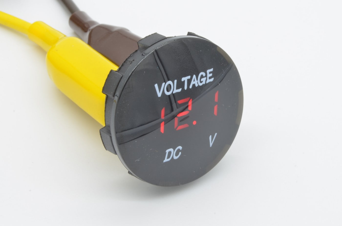 Panel Mount Volt Gauge - Round