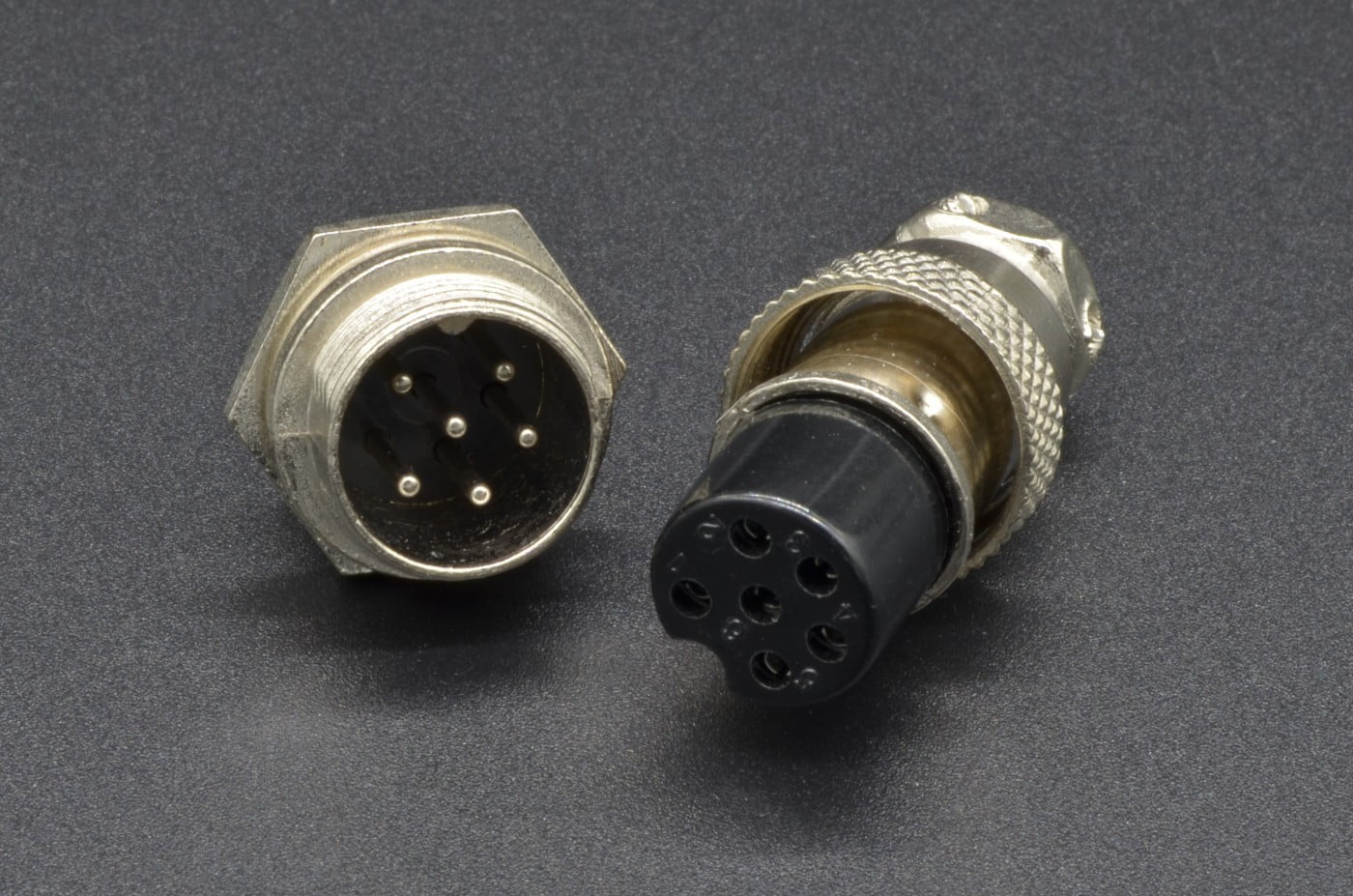 6 Pin Chassis Connector - Panel Mount
