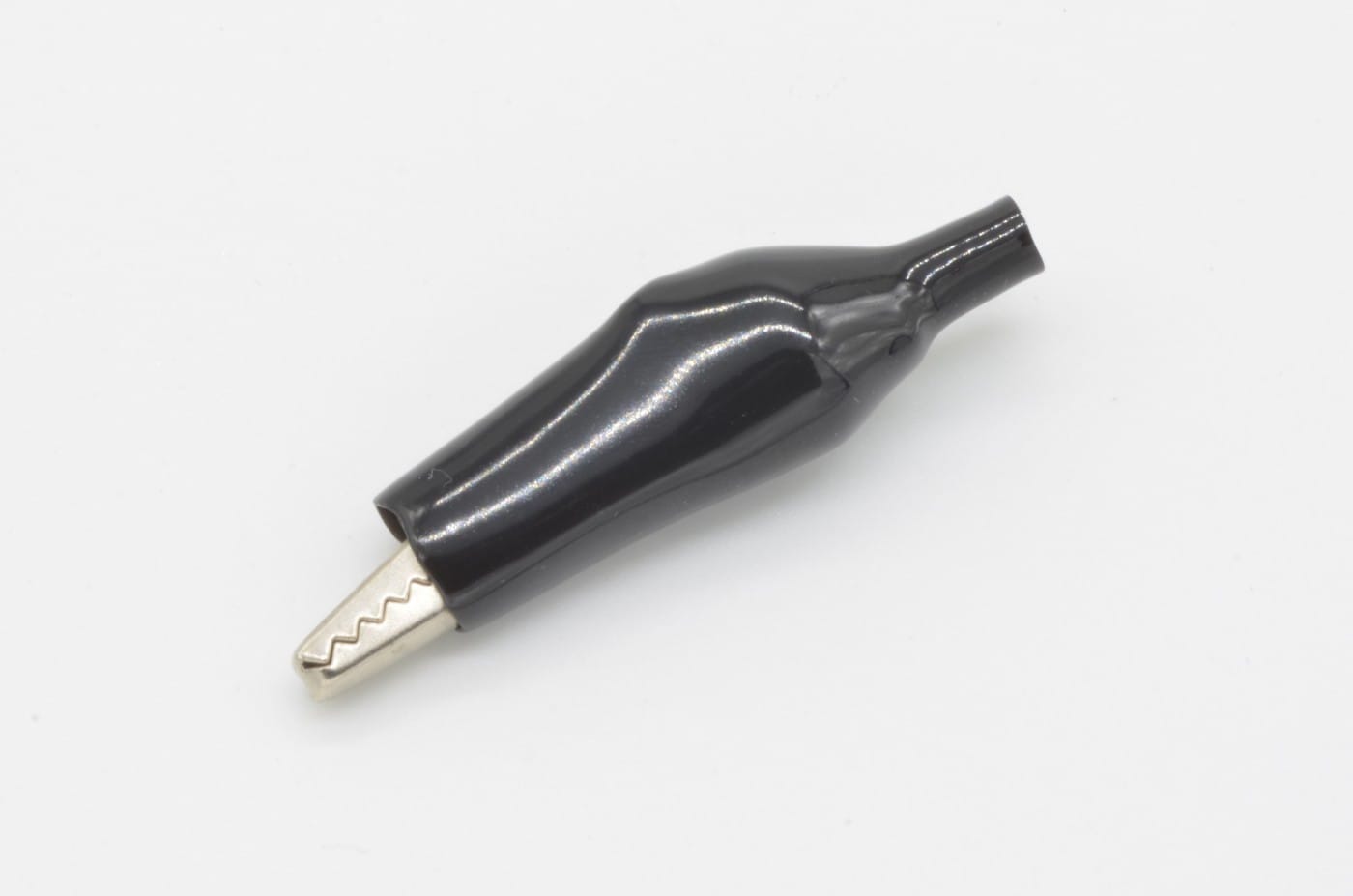 Large Alligator Clip with Sleeve - Black