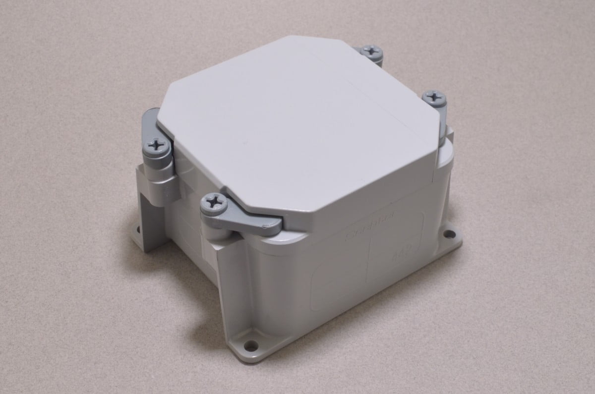 Grey Weatherproof Box - 4x4x2"