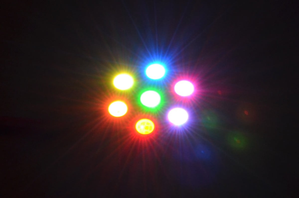 WS2812 RGB 7 LED Circle