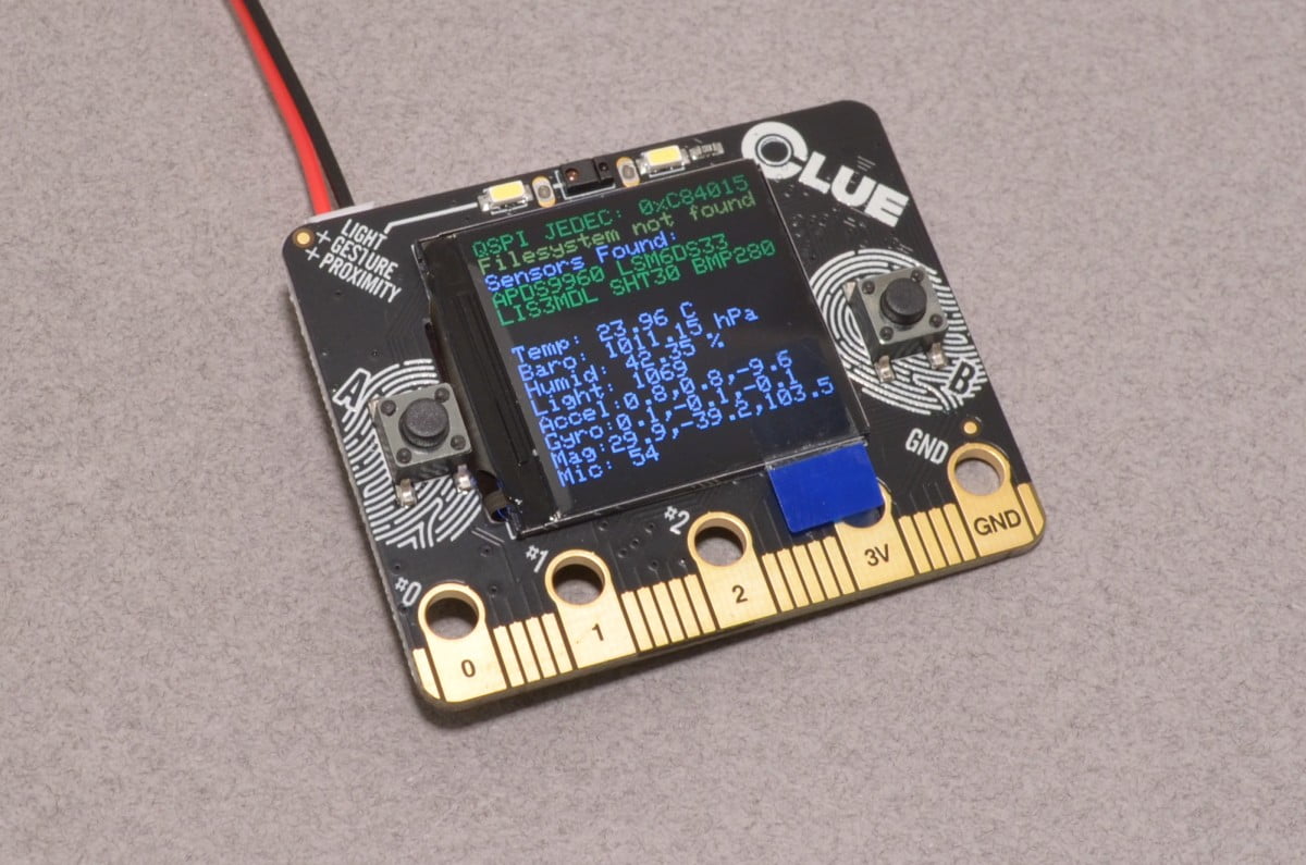 Adafruit CLUE - nRF52840 Express with Bluetooth LE