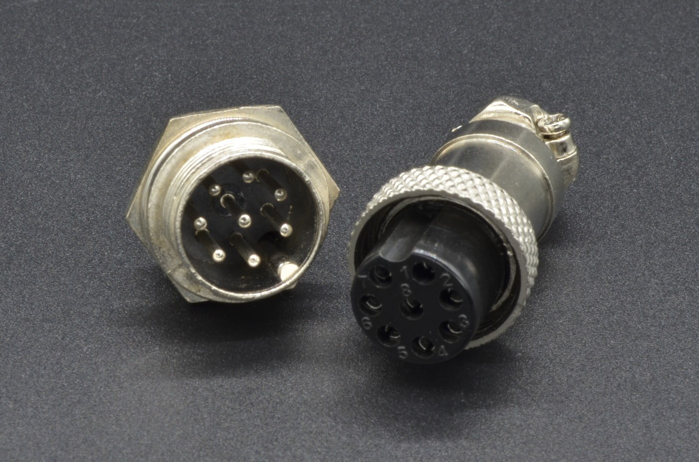 8 Pin Chassis Connector - Panel Mount
