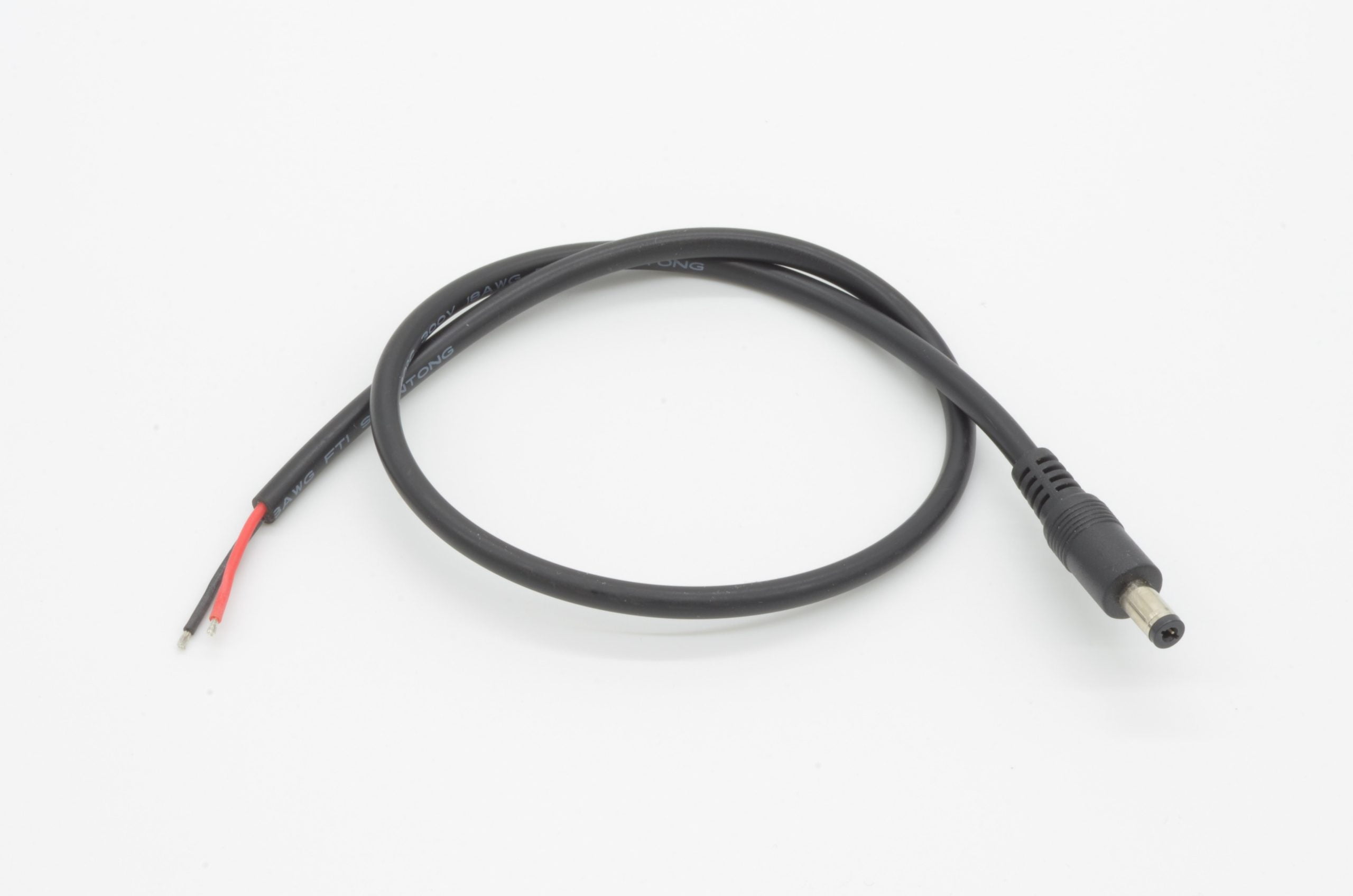 2.1 x 5.5mm DC Barrel Cable - Male Plug