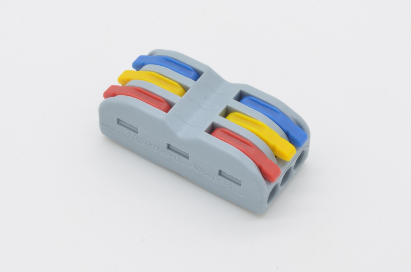 Spring Clamp Connector - 3 Wire
