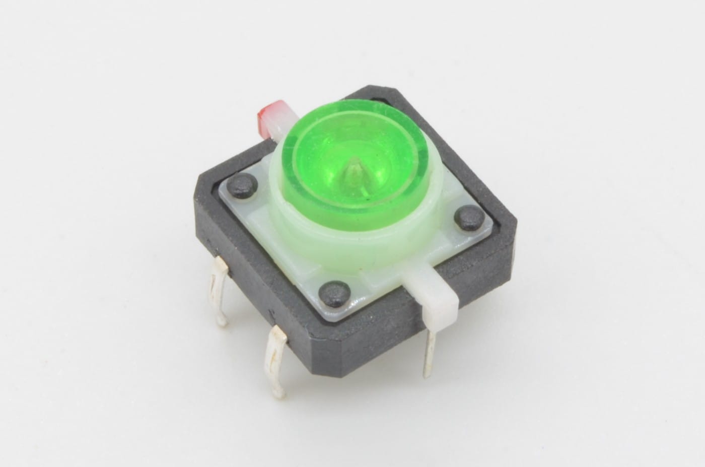 Large Tactile Switch - Green LED